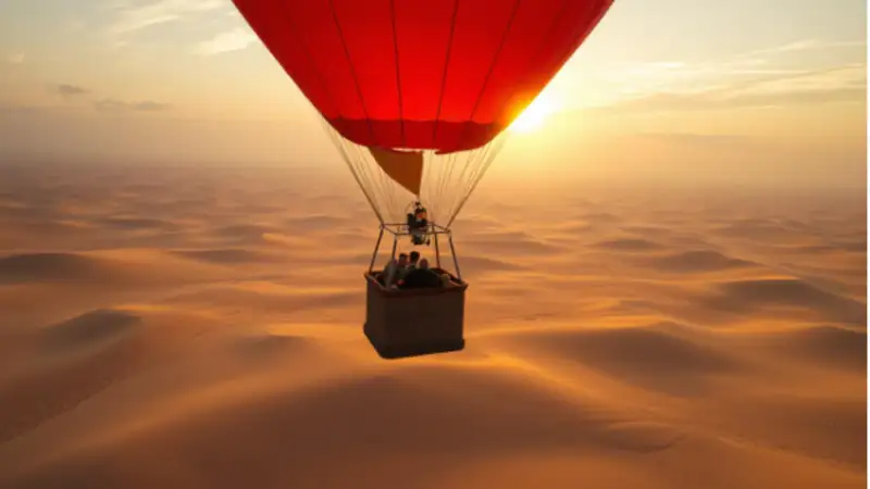Hot Air Balloon Dubai Sunrise Desert Views and Unforgettable Sky Adventures